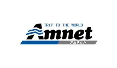 写真：旅行代理店「アムネット」のロゴ写真